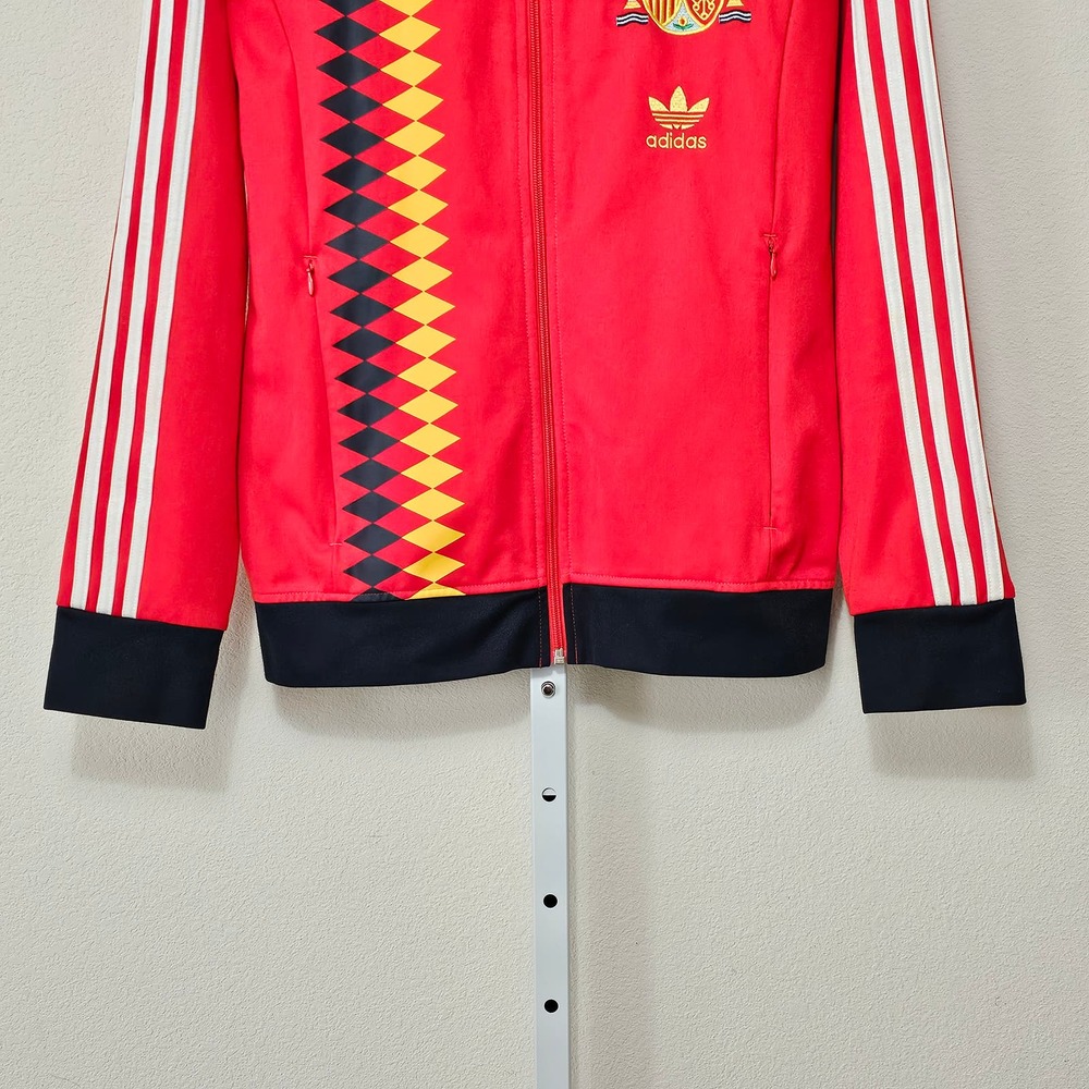 *RARE* ADIDAS Men's Spain Firebird World Cup Soccer Team Track Zip Jacket Sz M - Picture 6 of 15